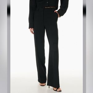 Aritzia Wilfred Wide Leg Pant - Black - Size 8